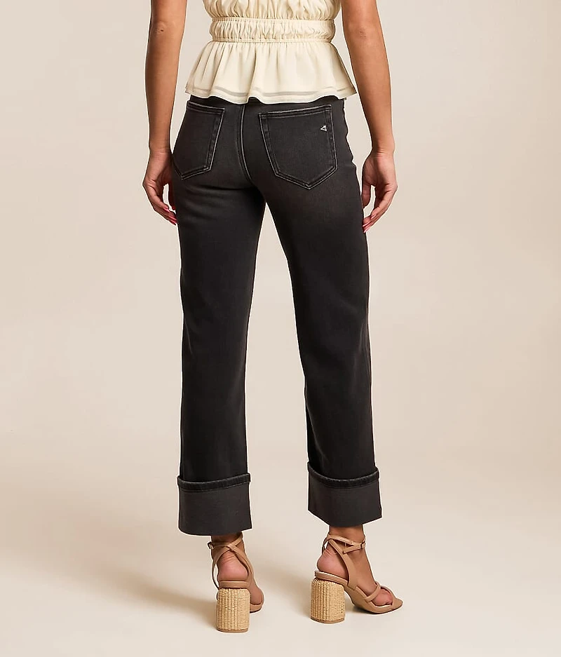 Sloane Cuffed Classic Straight Stretch Jean