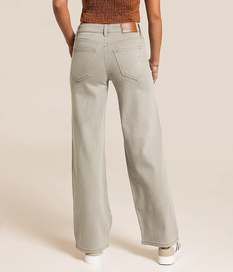 Rhinestone Logan Dad Stretch Jean