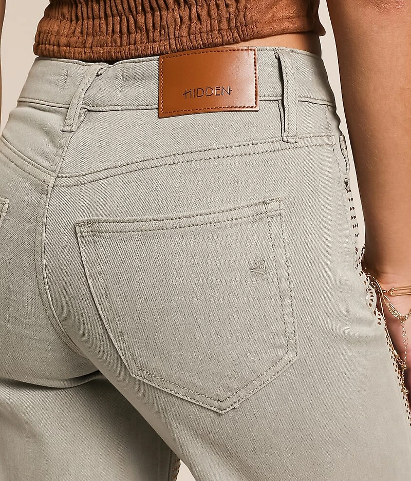 Rhinestone Logan Dad Stretch Jean