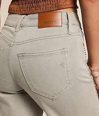 Rhinestone Logan Dad Stretch Jean
