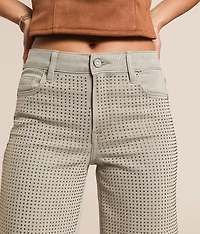 Rhinestone Logan Dad Stretch Jean