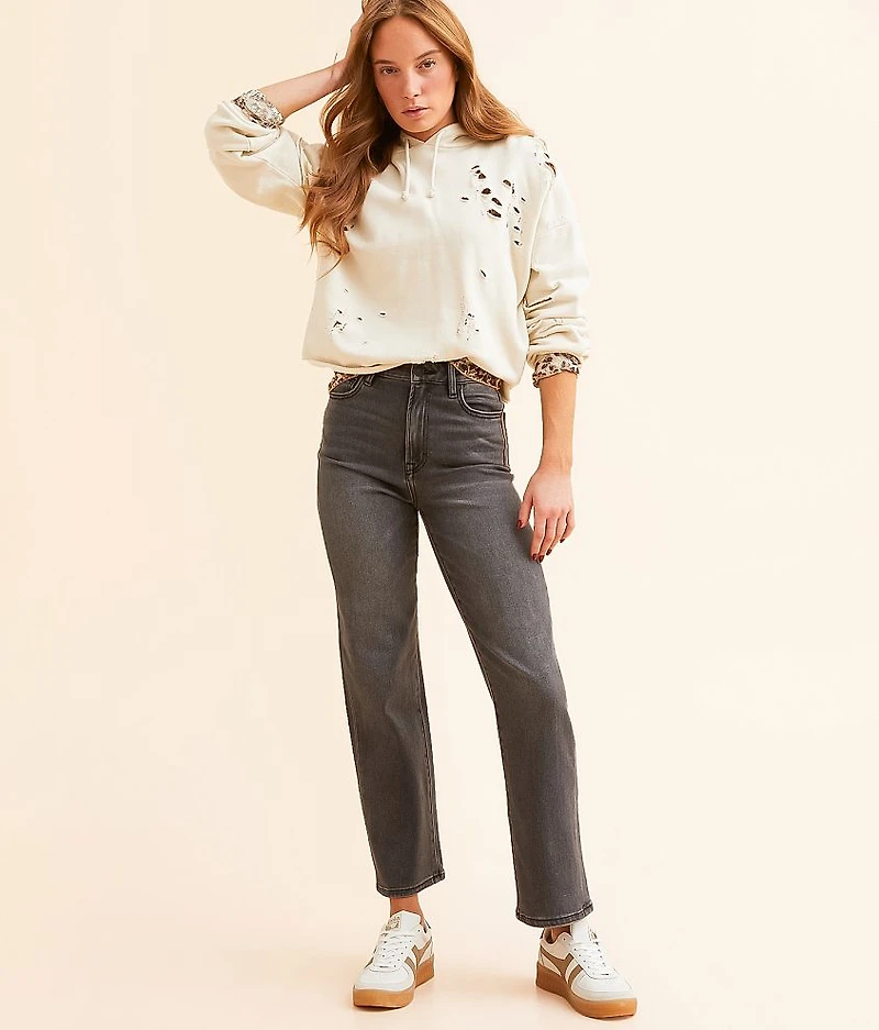 Ella Cropped Straight Stretch Jean