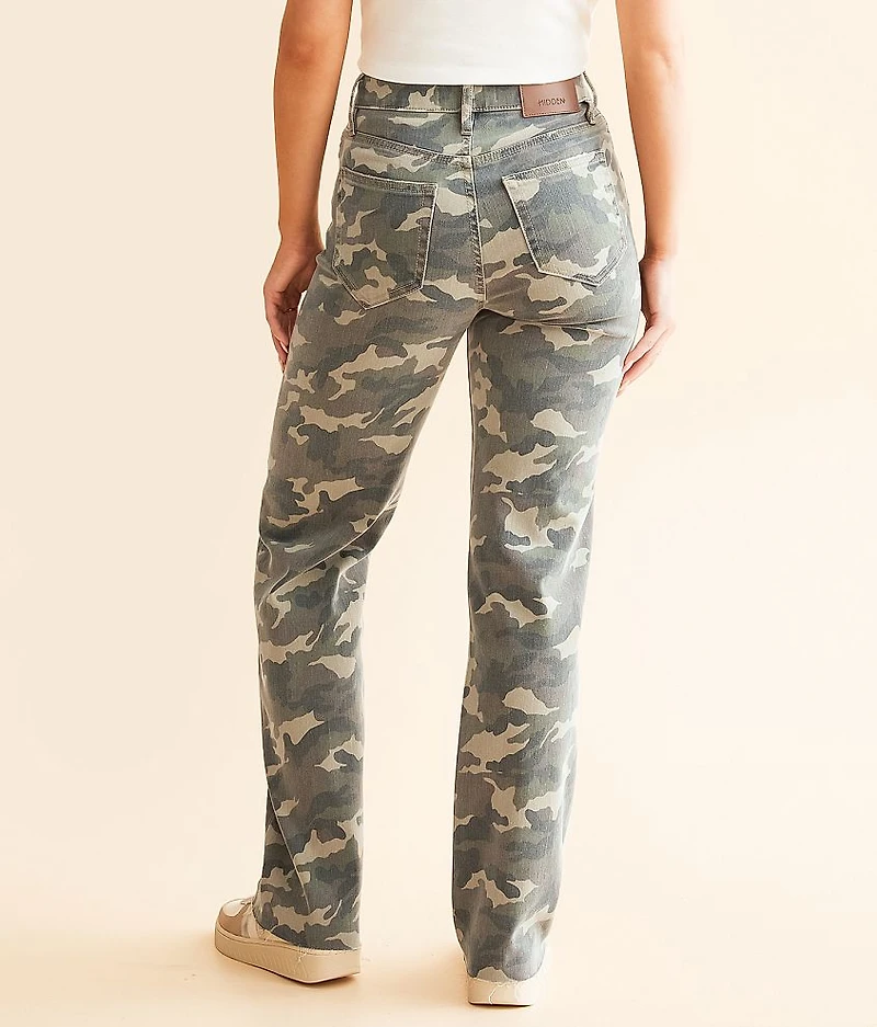 Ella Classic Straight Camo Stretch Jean