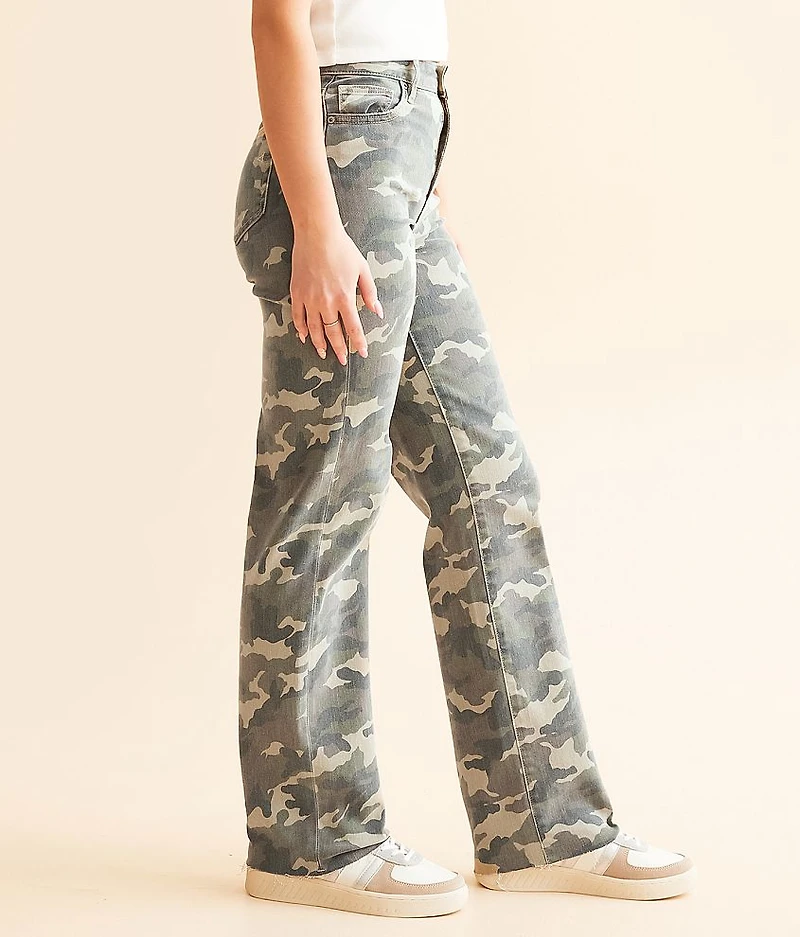 Ella Classic Straight Camo Stretch Jean
