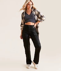 Ella Classic Straight Cargo Stretch Pant