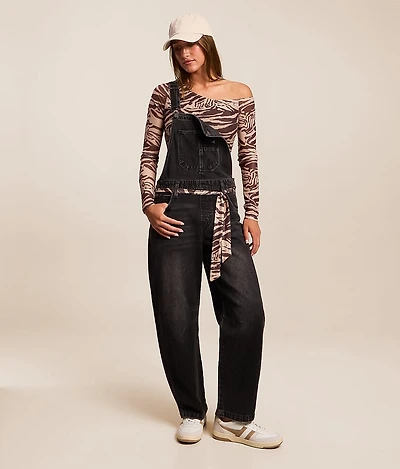 Dylan Barrel Denim Overalls