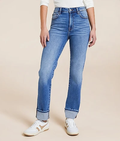 Tracey Cropped Straight Stretch Jean