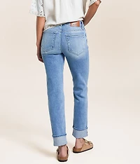 Chloe Cropped Straight Stretch Jean