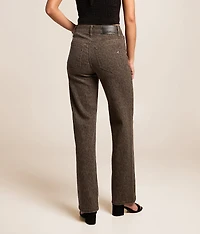 Ella Leopard Classic Straight Stretch Jean