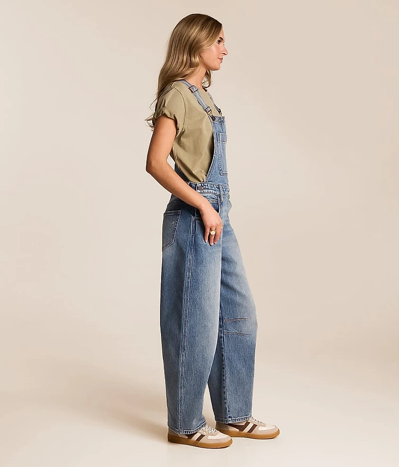 Dylan Barrel Denim Stretch Overalls