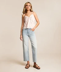 Ella Cropped Classic Straight Stretch Jean