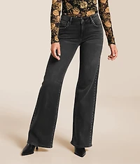 Blake Studded Comfort Flare Stretch Jean