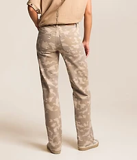Ella Camo Classic Straight Stretch Jean