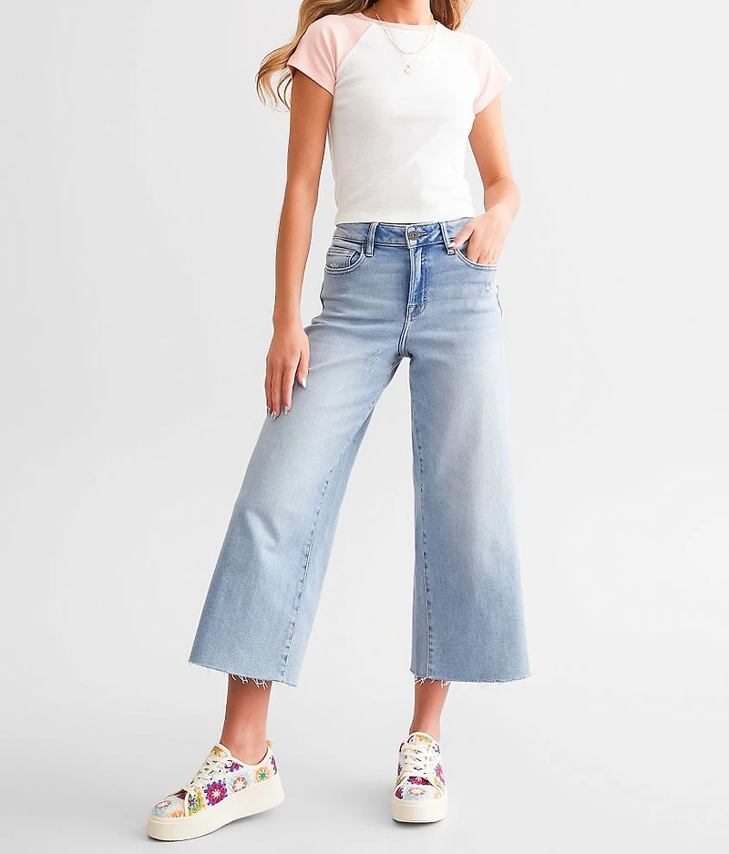 HIDDEN Nori Cropped Wide Leg Jean