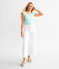 Nori Cropped Wide Leg Jean