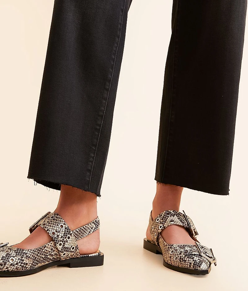 Nori Cropped Wide Leg Jean