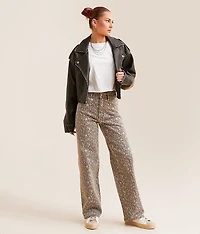 Logan Cheetah Dad Stretch Jean