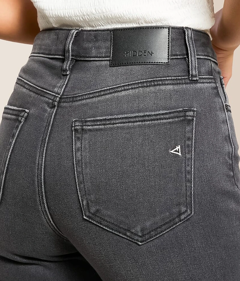 Ella Cropped Classic Straight Stretch Cuffed Jean