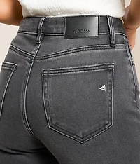 Ella Cropped Classic Straight Stretch Cuffed Jean