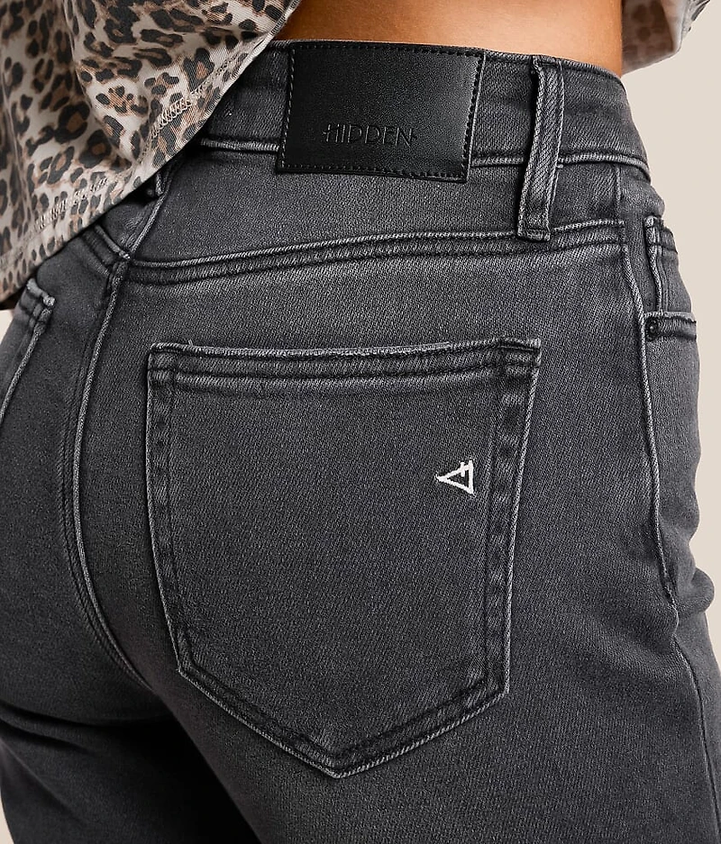 Ella Cropped Classic Straight Stretch Cuffed Jean