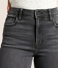 Ella Cropped Classic Straight Stretch Cuffed Jean