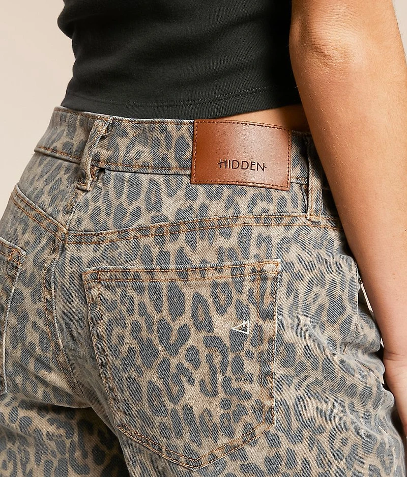 Alyx Cheetah Print Low Slung Baggy Stretch Jean