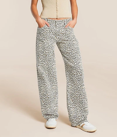 Alyx Low Slung Baggy Cheetah Stretch Jean