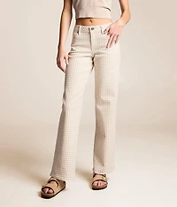 Blake Dad Gingham Stretch Jean