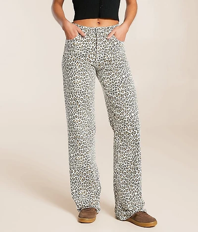 Logan Cheetah Dad Stretch Jean