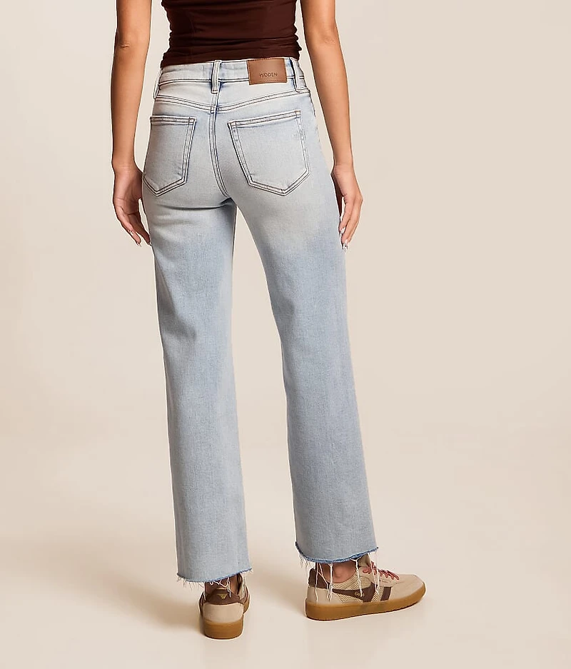 Sloane Cropped Classic Straight Stretch Jean