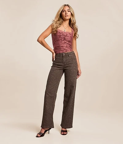 Logan Cheetah Dad Stretch Jean