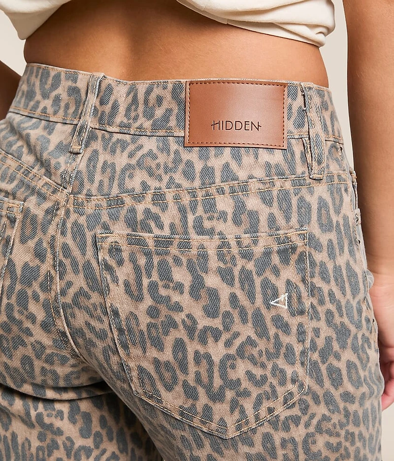 Blake Dad Cheetah Rhinestone Stretch Jean