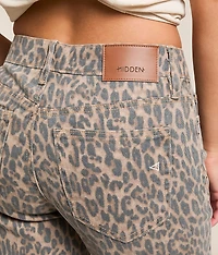 Blake Dad Cheetah Rhinestone Stretch Jean