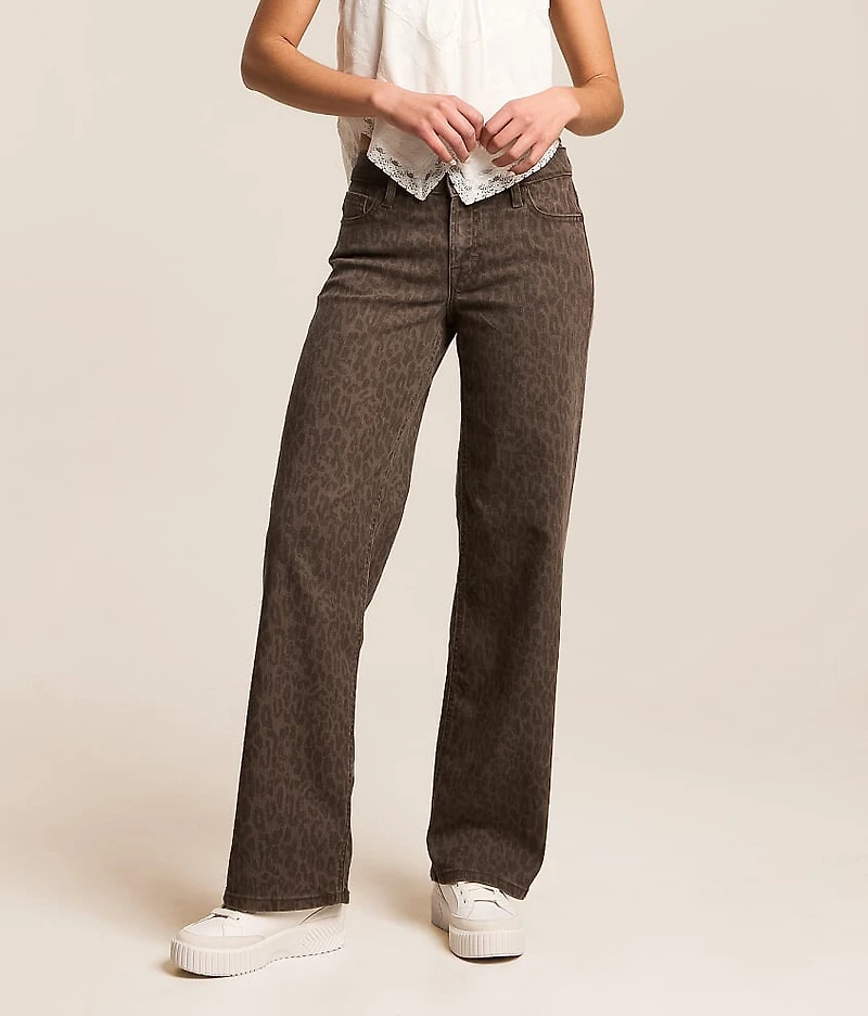 Logan Cheetah Dad Stretch Jean