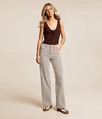 Sloane Dad Striped Stretch Jean