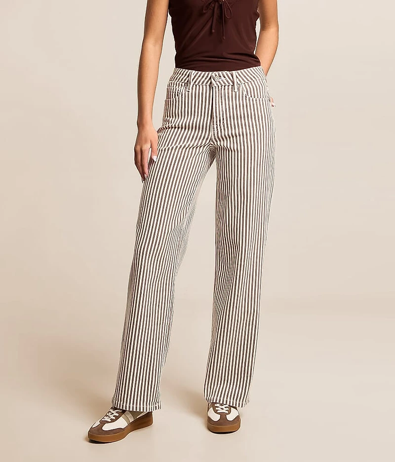 Sloane Dad Striped Stretch Jean