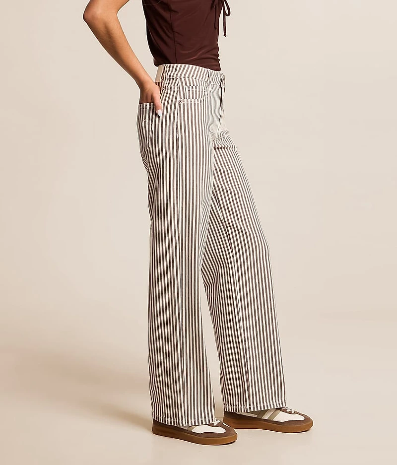 Sloane Dad Striped Stretch Jean