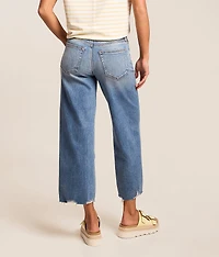 Sloane Cropped Wide Leg Stretch Jean