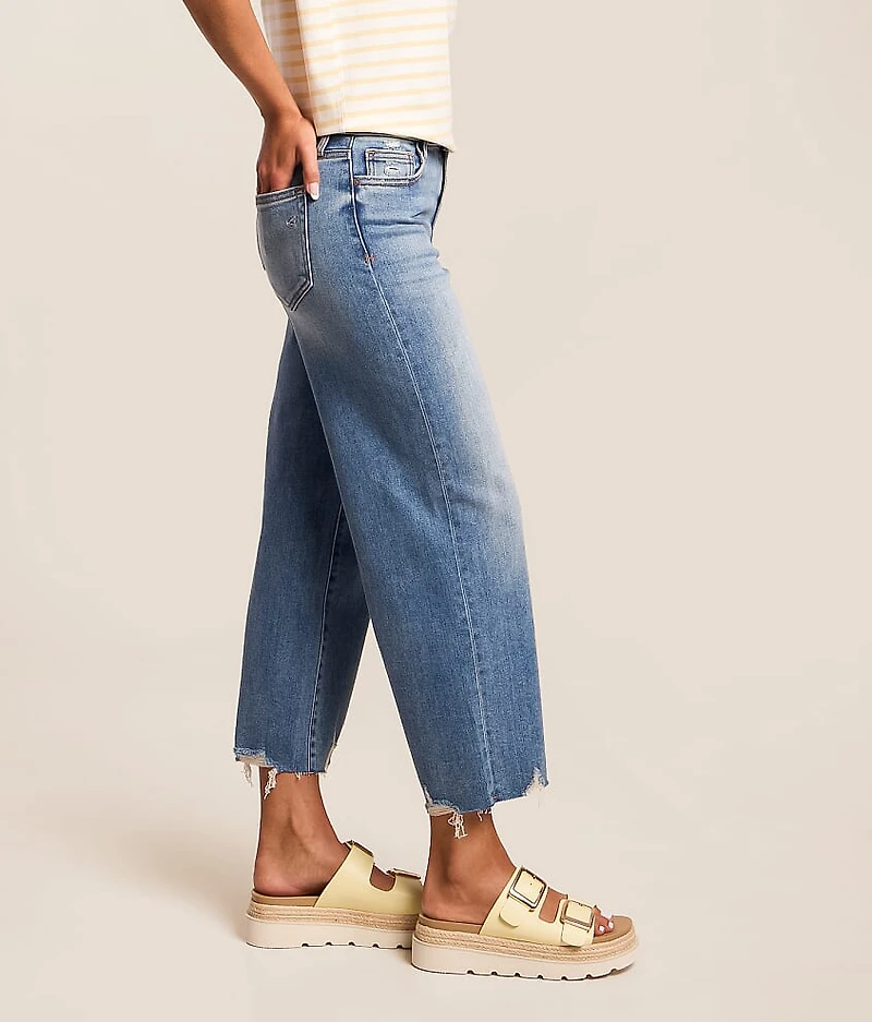 Sloane Cropped Wide Leg Stretch Jean