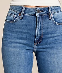 Tracey Cropped Straight Stretch Cuffed Jean