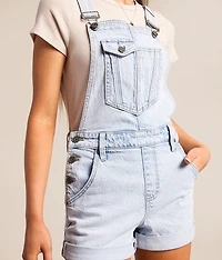 Dylan Denim Stretch Overall Short