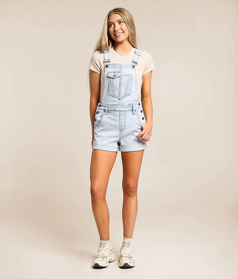 Dylan Denim Stretch Overall Short
