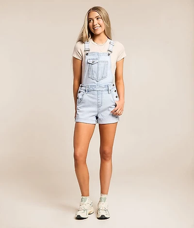 Dylan Denim Stretch Overall Short