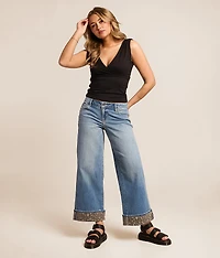 Blake Cropped Wide Leg Stretch Jean