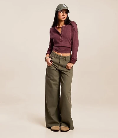 Sloane Ultra Wide Leg Stretch Pant