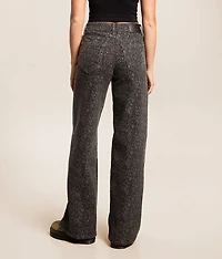 Sloane Cheetah Ultra Wide Leg Stretch Jean