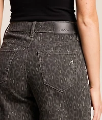 Sloane Cheetah Ultra Wide Leg Stretch Jean