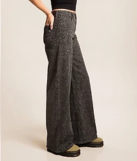 Sloane Cheetah Ultra Wide Leg Stretch Jean