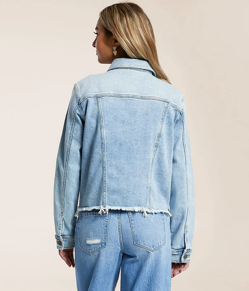 Washed Denim Stretch Jacket