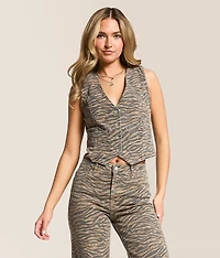 Tiger Denim Stretch Vest